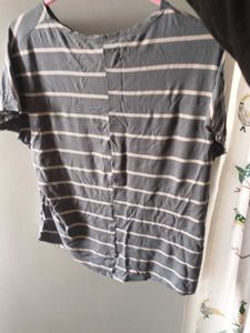 women Striped Casual Top
