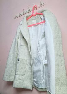 Women  White Beautiful Coat