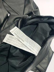 Sleek Black Leather Leggings Free Sz 30-32-34