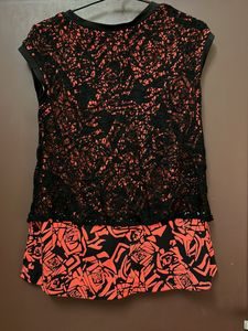 Black Cut Out Top