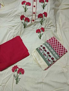 Cotton Unstitched Suit