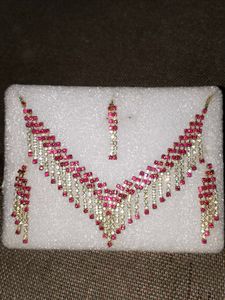 Rhinestone Cascade Earring Set