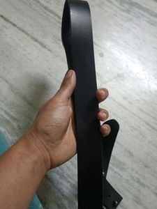 New Armani Black Belt With Jaquar