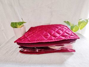 Burgundy Jewelry Travel Organizer Set