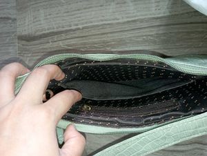 Safe Green Shoulder Bag