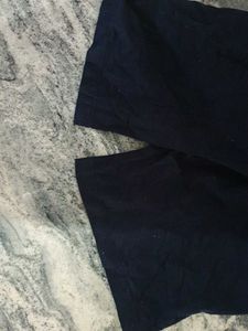 Dark Blue Mini Skirt A- Line