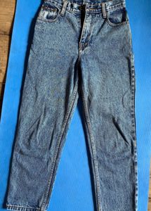 Vintage Wash Denim Jeans