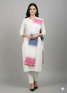 Very Warm And Soft Winter stole With Pompom