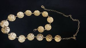 Gold Coin Chain Belt