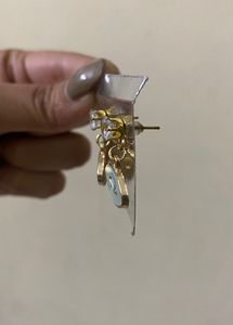 Pastel Green Eye Stud Earrings