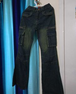 Y2k Bell Bottom Denim Jeans