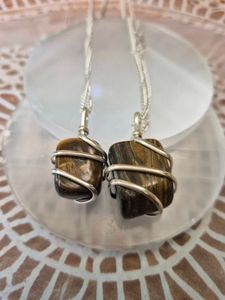 Tiger Eye Stone Pendants