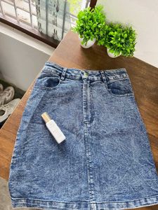 Denim Mini Skirt