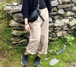 H&M Original - Beige Oversized Pant/Trouser