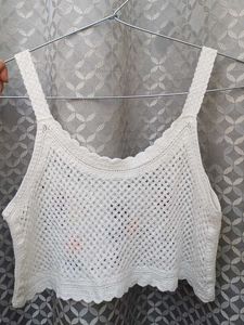 Crochet Floral Tank Top