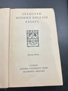 Selected Modern English Essays (Second series)