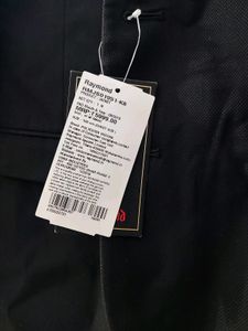 Men Solid Black Single- Breasted Formal Blazer