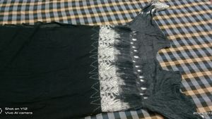 A Black &amp; White Combination Kurta