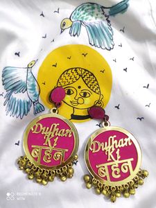 (Shadi Session)Acrylic Dulhan Ki Bhan Earrings