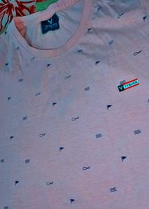 Tysburn Patterned Pink Tee