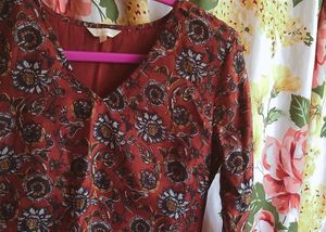 Regal Maroon Kurti!❤️
