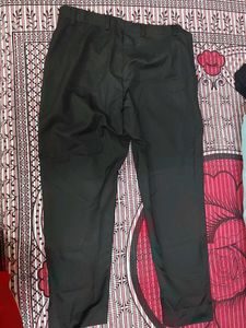 Black Straight Leg Trousers