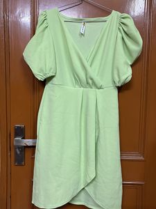 Pistachio Green Mini Dress