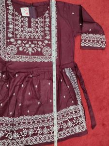 Cute Girls Ethnic Kurta Set (BN)