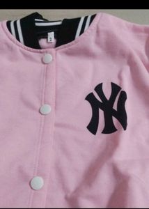 Pink Varsity Jacket