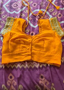 Heavy Yellow Saree