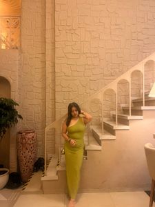 Elegant Green Maxi Dress