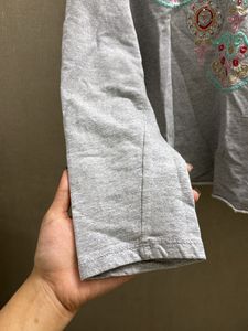 Grey Fusion Top
