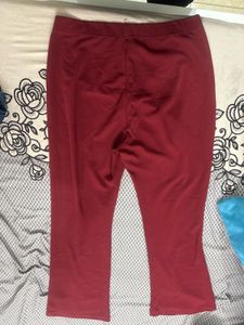 Maroon Casual Pants