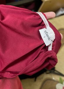 Burgundy Bodycon Dress