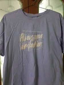 Periwinkle graphic tee
