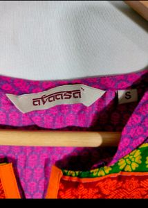Rose Printed Casual Kurta