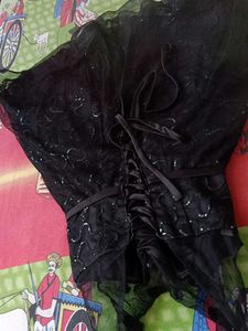 Elegant Black Short Dress