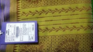 Indian Princess Green Rare Patterned Saree