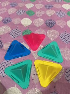 Pyramid Mobile Stand Holder Pack Of 5