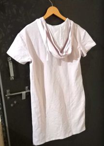 Casual Hooded T-Shirt Dress