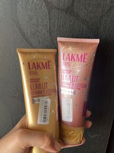 Shimmer Body Lotion In Golden And bronze