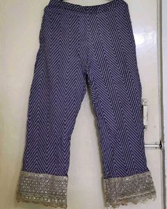 Purple Anarkali Set