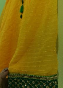 YELLOW SHORT KURTI