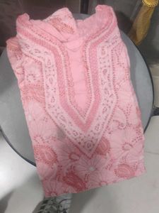 Purple Embellished Kurta Set