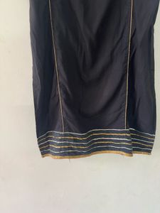 Elegant Black &amp; Gold Kurta