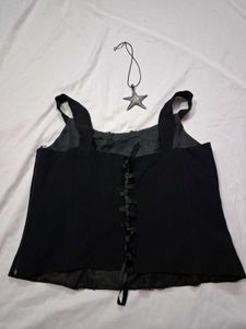 Midnight Bloom Corset༘⋆📼˚ ༘ ೀ⋆｡˚