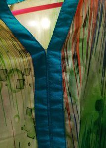 🌈Multi Clr Pakistani Style Full Length Kurti