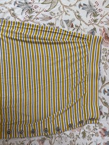Striped Maxi Skirt with Buttons