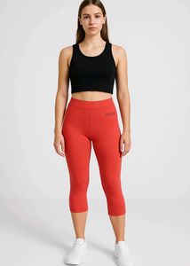 Zara Red Cropped Leggings
