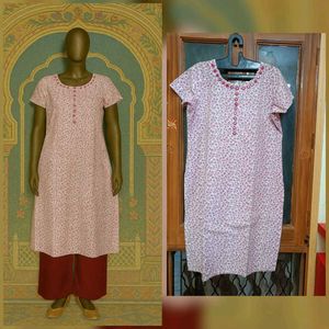🇳🇿💫❤️Floral Print Cotton Kurti